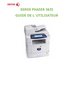 Mode d’emploi Xerox Phaser 3635MFP Imprimante multifonction