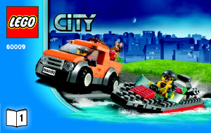 Brugsanvisning Lego set 60009 City Helikopterjagt