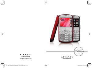 Handleiding Alcatel OT-799A Mobiele telefoon