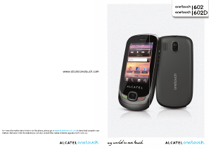 Manual Alcatel One Touch 602 Mobile Phone