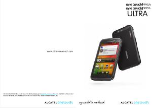 Handleiding Alcatel One Touch 995S Ultra Mobiele telefoon