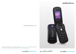 Manual Alcatel One Touch 668 Mobile Phone