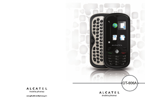 Handleiding Alcatel OT-606A Mobiele telefoon