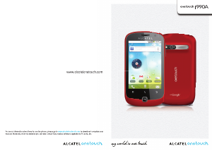 Manual Alcatel One Touch 990A Mobile Phone