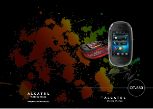 Handleiding Alcatel OT-880 Mobiele telefoon