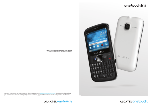Manual Alcatel One Touch 815 Mobile Phone