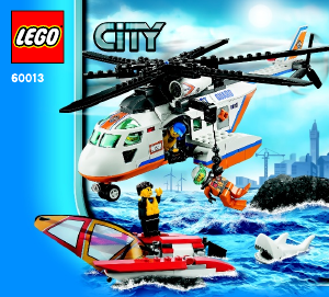 Brugsanvisning Lego set 60013 City Kystvagthelikopter