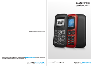 Handleiding Alcatel One Touch 132 Mobiele telefoon