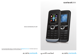 Manual Alcatel One Touch 233 Mobile Phone