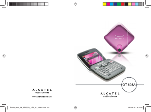 Manual Alcatel OT-808A Mobile Phone