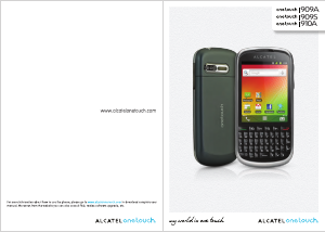 Manual Alcatel One Touch 910A Mobile Phone