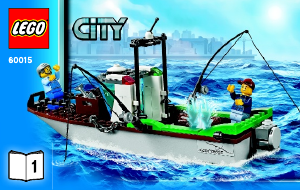 Bruksanvisning Lego set 60015 City Kustbevakningens flygplan