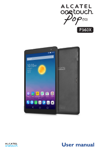 Manual Alcatel P360X One Touch Pop (10) Tablet