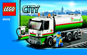 Manual Lego set 60016 City Camião-cisterna