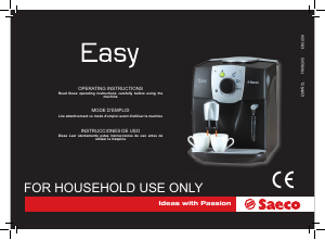 Manual Saeco SUP021YE Easy Coffee Machine