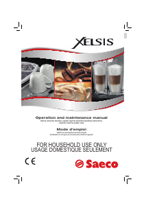 Bedienungsanleitung Saeco SUP038 Xelsis Kaffeemaschine