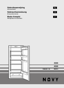 Mode d’emploi Novy 4320 Réfrigérateur