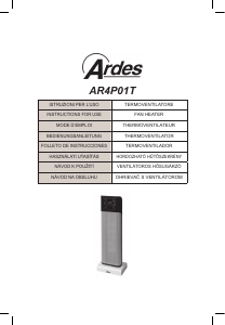 Manual Ardes AR4P01T Heater