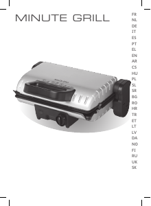 Посібник Tefal GC205016 Minute Grill Контактний гриль