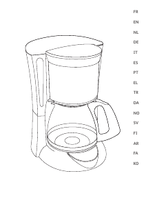 Kullanım kılavuzu Tefal CM430Y10 Kahve makinesi