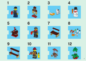 Mode d’emploi Lego set 60024 City Calendriers de l'avent