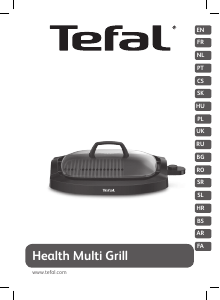 Priručnik Tefal CB6A0827 Health Multi Stolni roštilj