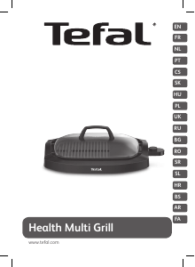 Посібник Tefal CB6A0830 Health Multi Гриль-стіл