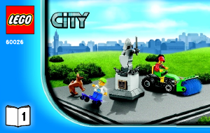 Manual Lego set 60026 City Largo da cidade