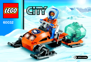 Bruksanvisning Lego set 60032 City Arktisk snöskoter