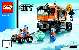 Manual de uso Lego set 60035 City Centro de control ártico