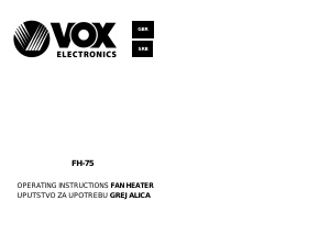 Handleiding Vox FH75 Kachel