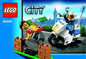 Manual Lego set 60041 City Perseguição de bandido