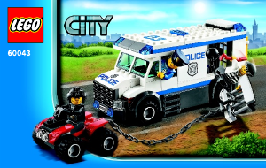 Mode d’emploi Lego set 60043 City Le Transport Du Prisonnier