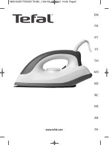 Manual Tefal FS2510M0 Ferro