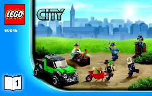 Manual Lego set 60046 City Vigilância de helicóptero