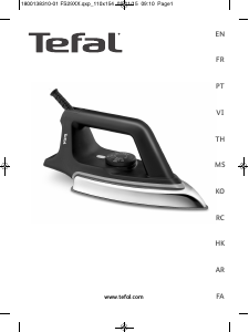 Manual Tefal FS2920M0 Ferro