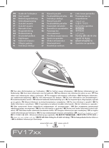 Manuale Tefal FV1720T0 Ferro da stiro