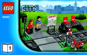 Brugsanvisning Lego set 60051 City Lyntog