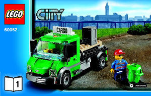 Brugsanvisning Lego set 60052 City Godstog