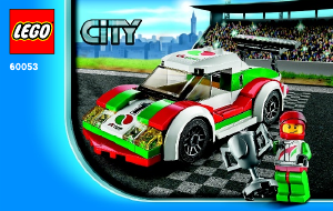 Käyttöohje Lego set 60053 City Kilpa-auto