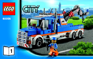 Instrukcja Lego set 60056 City Samochód pomocy drogowej