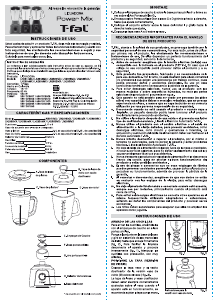 Manual de uso Tefal LN2835MX Power Mix Batidora