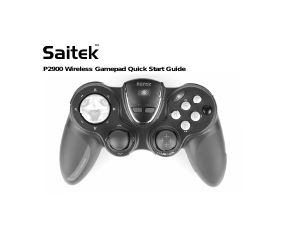 Manuale Saitek P2900 Gamepad