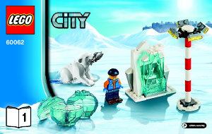 Käyttöohje Lego set 60062 City Arktinen jäänmurtaja