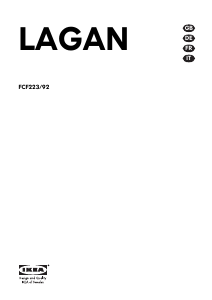 Manuale IKEA LAGAN FCF223/92 Frigorifero-congelatore