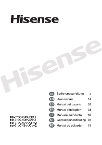 Bedienungsanleitung Hisense RD-37DC4SAA/CPA2 Kühl-gefrierkombination