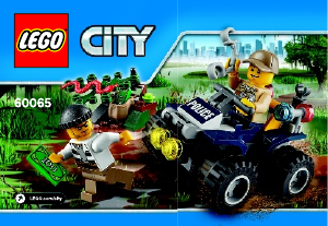 Manual Lego set 60065 City Patrulha todo-o-terreno
