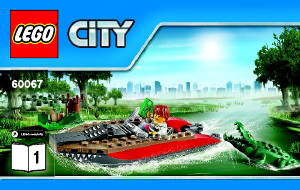 Manuale Lego set 60067 City Inseguimento sull'elicottero