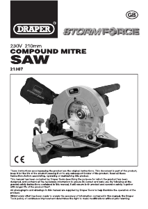 Manual Draper MS210C Mitre Saw