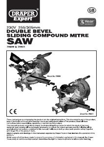 Manual Draper SMS305E Mitre Saw